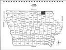 Iowa State Map, Howard County 1998